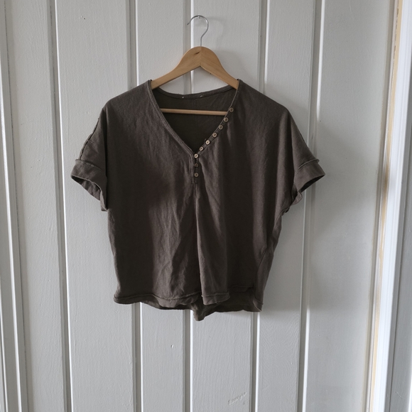 Olive Tee - Picture 2 of 5